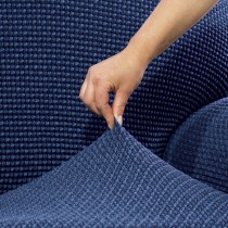 Sofa Cover Sofaskins NIAGARA Navy Blue