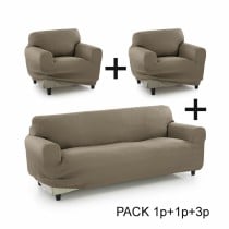 Housse de canapé Sofakover Pocket Trio Romeo 3 Unités