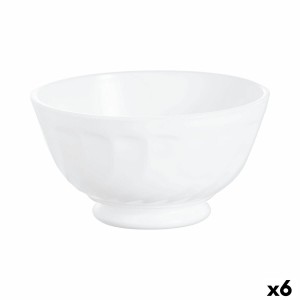 Bowl Luminarc Trianon Breakfast White Glass (6 Units)