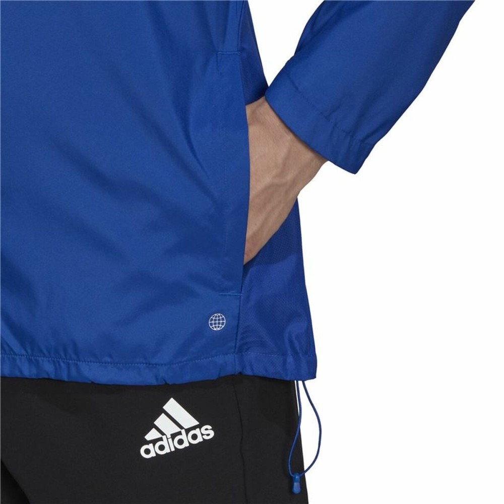 Men's Sports Jacket Adidas Own the Run Blue