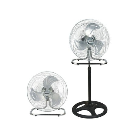 Freestanding Fan Ravanson WT-7046 Black Steel 80 W