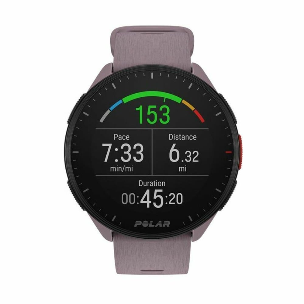 Smart Watch with Pedometer Running Polar Purple 1,2"