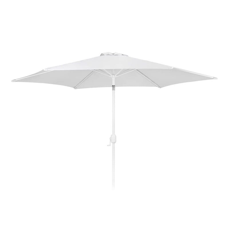 Parasol Alba Blanc Aluminium 300 x 300 x 250 cm