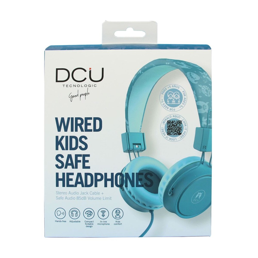 Headphones DCU SAFE Blue