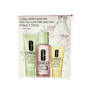 Facial Cleansing Gel Clinique CLARIFYING LOTION 3 Pieces