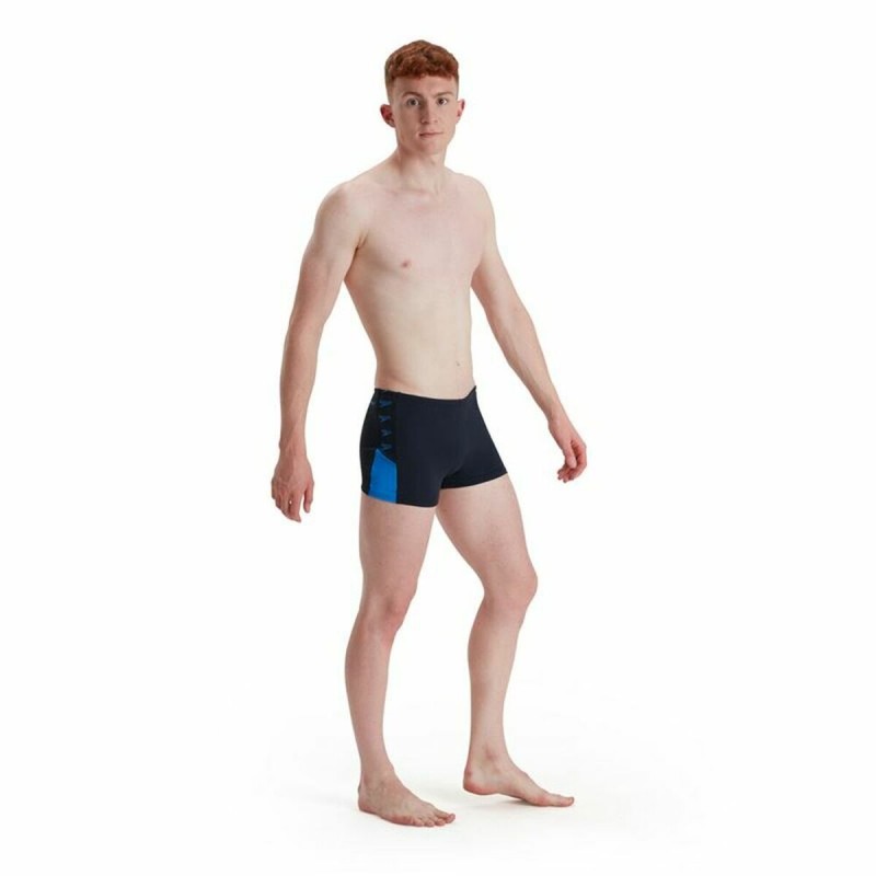 Herren Badehose Speedo Boom Logo Splice  Dunkelblau