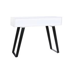 Console DKD Home Decor Métal Blanc Bois de manguier 105 x 35 x 77 cm