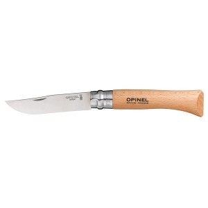 Messer Opinel Nº10 Edelstahl Buchenholz 10 cm