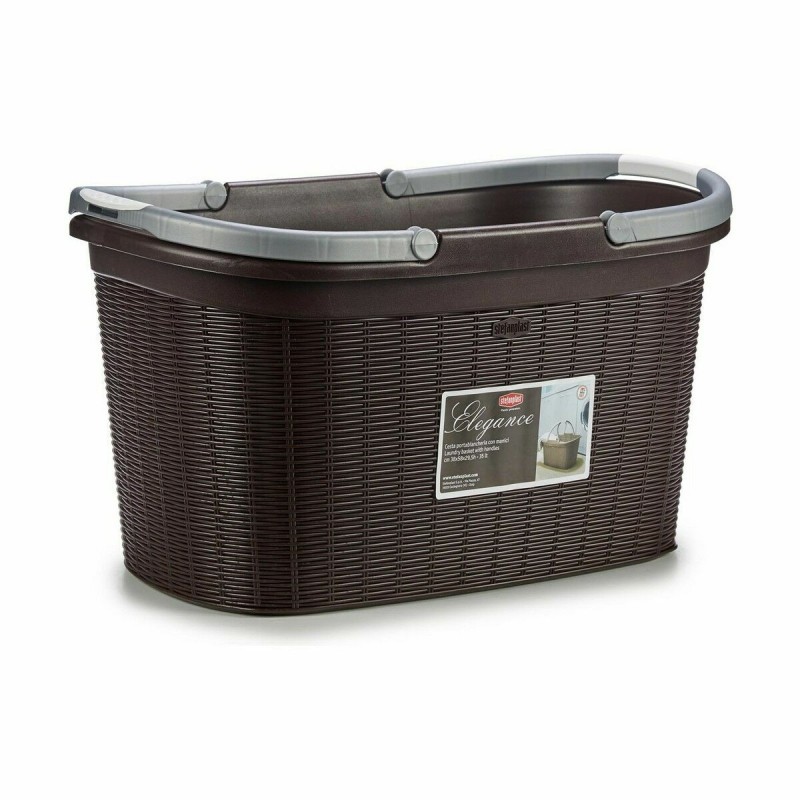 Panier à linge Stefanplast Elegance Plastique 35 L 57,5 x 29 x 36,5 cm (15 Unités)