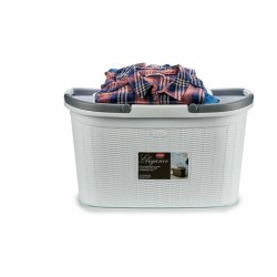 Panier à linge Stefanplast Elegance Plastique 35 L 57,5 x 29 x 36,5 cm (15 Unités)