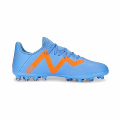 Childrens Football Boots Puma Future Play Mg Glimmer Blue Men