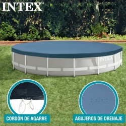 Bâches de piscine Intex 28030 METAL FRAME 305 x 25 x 305 cm