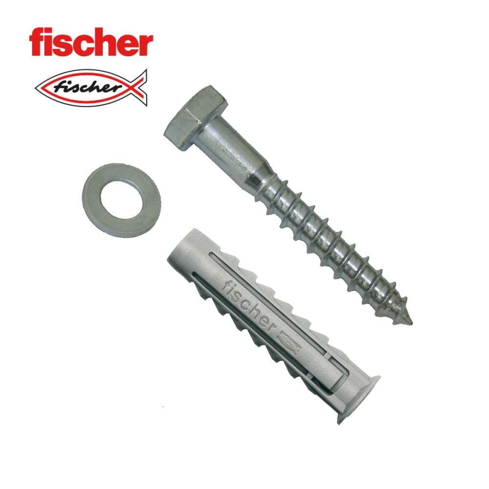 Dübel und Schrauben Fischer 535512 Dübel und Schrauben 2 Stück (10 x 80 mm)