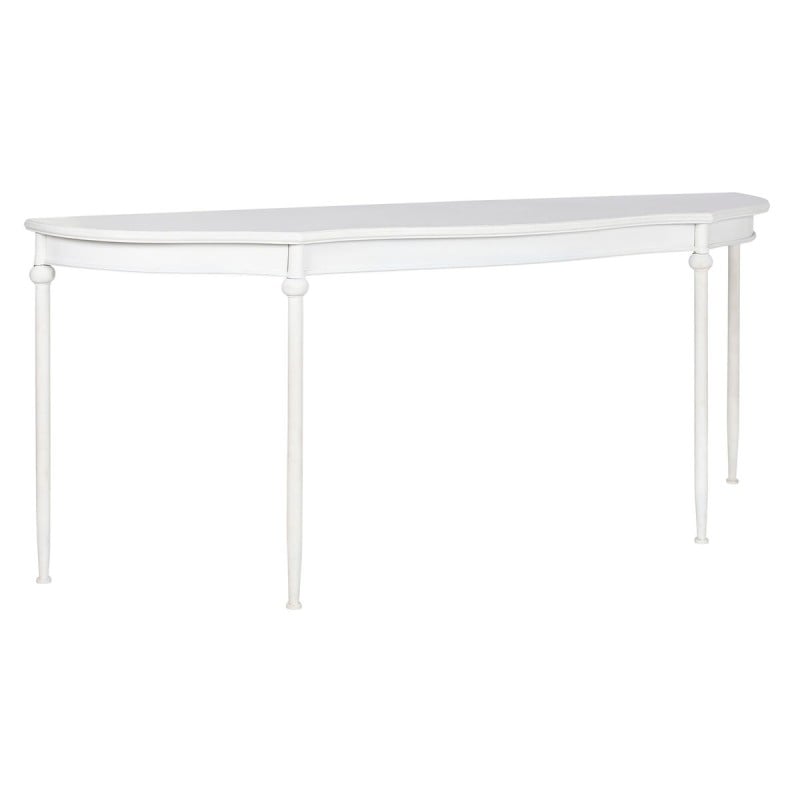 Console Home ESPRIT Jaune Blanc Métal 196 x 44 x 81 cm