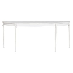 Console Home ESPRIT Jaune Blanc Métal 196 x 44 x 81 cm