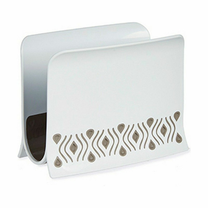 Napkin holder Stefanplast Tosca Beige Plastic 8,8 x 11 x 15 cm (8 Units)