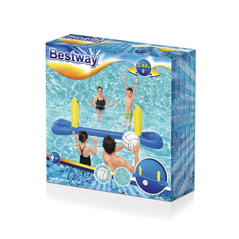 Bestway Schwimmendes Volleyballspiel Aufblasbar 244x64 cm +3 Jahre Pool 52133