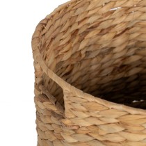 Panier Noir Beige Fibre naturelle 39 x 39 x 60 cm