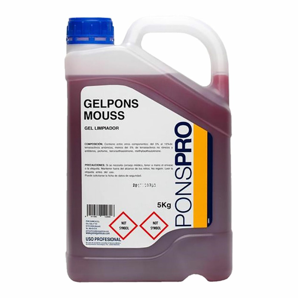 Savon pour les Mains Ponspro Gelpons Mouss Rose 5 L