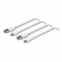 Câble Lightning Belkin CAB001BT1MWH2PK 1 m Blanc