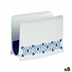 Porte-serviettes Stefanplast Tosca Bleu Plastique 8,8 x 11 x 15 cm (8 Unités)