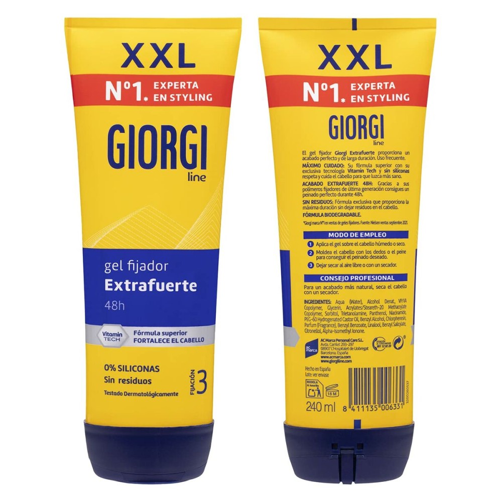 Gel stylisant Giorgi Nº3 240 ml