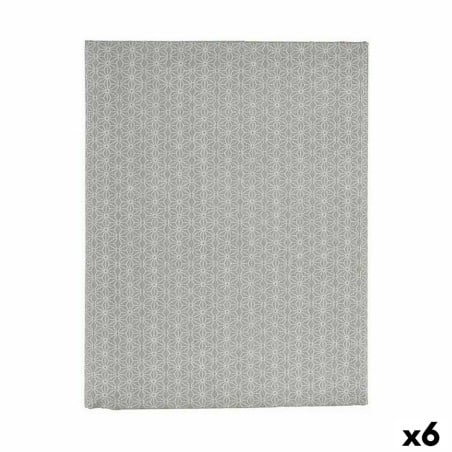 Nappe toile Antitaches Étoile 140 x 180 cm Gris (6 Unités)