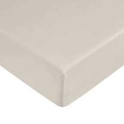 Fitted bottom sheet Decolores Liso Beige Super king Smooth