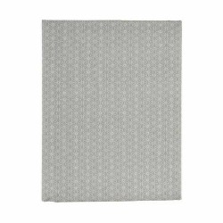 Tablecloth Thin canvas Anti-stain Star 140 x 180 cm Grey (6 Units)