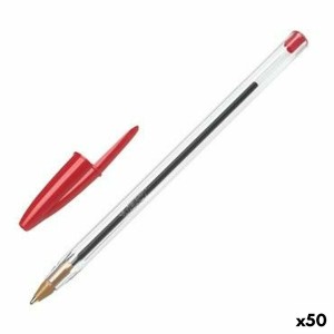 Stift Bic Cristal Original Rot 0,32 mm (50 Stück)