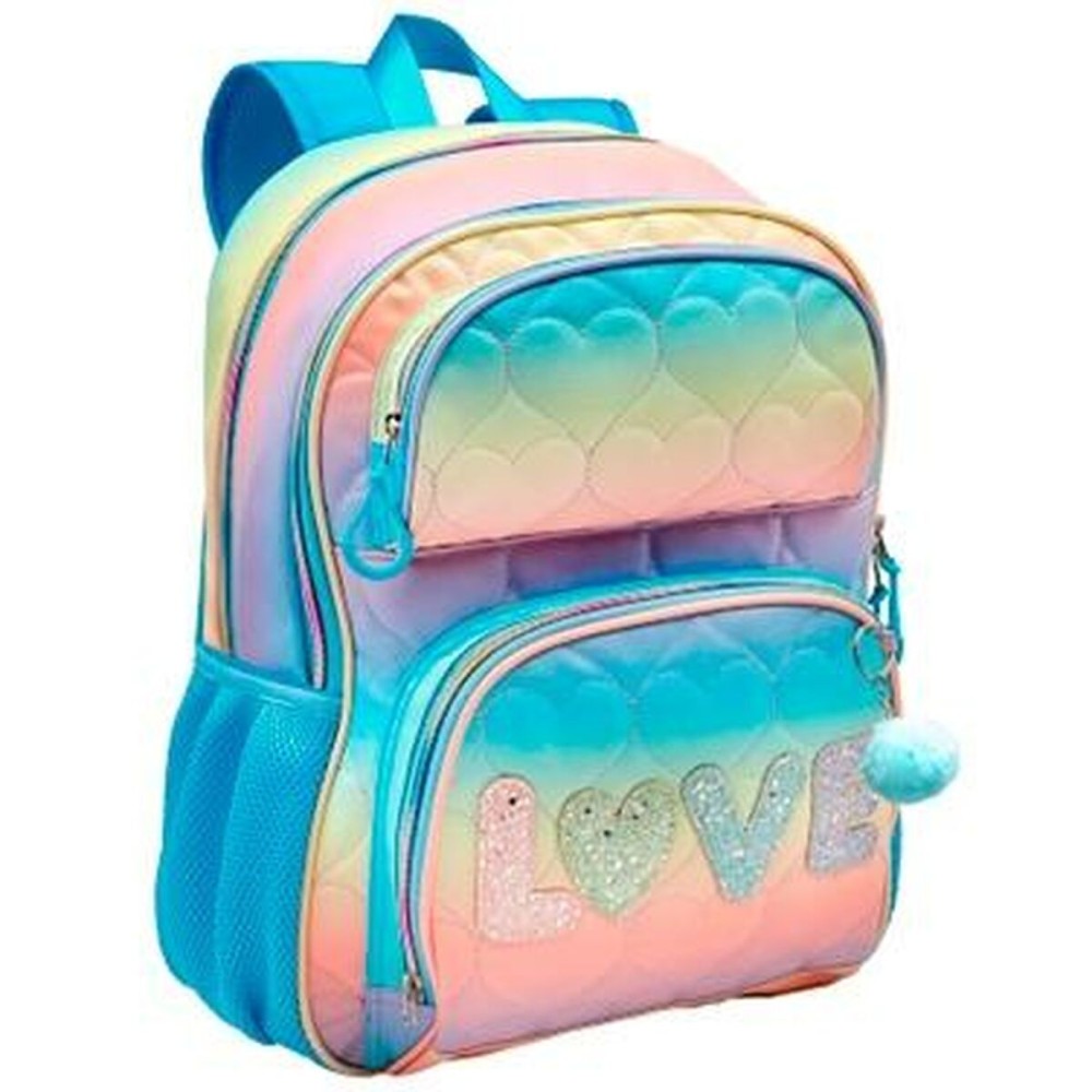 Cartable Blin-Blin Love Turquoise 42 x 31 x 17 cm