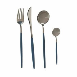 Besteck-Set Grau Silberfarben Edelstahl (12 Stück)