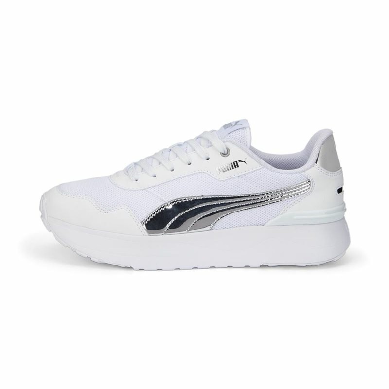 Chaussures de sport pour femme Puma R78 Voyage Distressed  Blanc