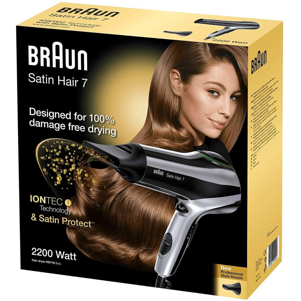 Sèche-cheveux Braun Satin Hair 7 HD710 Noir 2200 W Ionique