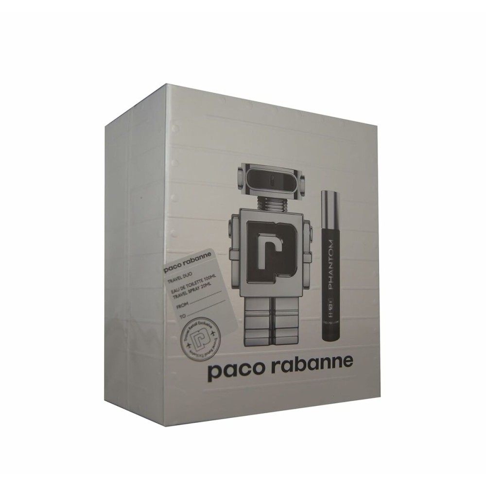 Men's Perfume Set Paco Rabanne EDT Phantom 2 Pieces