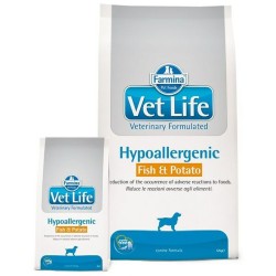 Fodder Farmina Vet Life Hypoallergenic Fish & Potato Adult Fish 12 kg