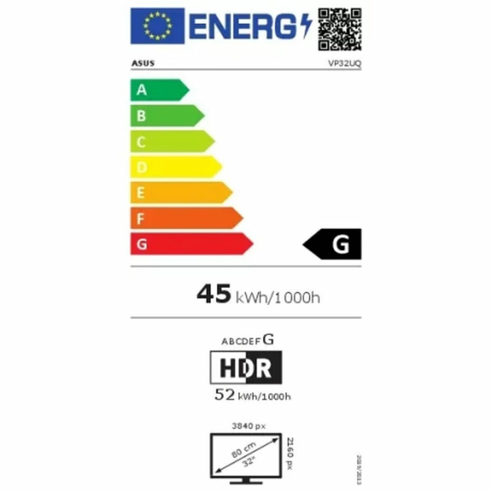 Monitor Asus VP32UQ 32" 4K Ultra HD 60 Hz