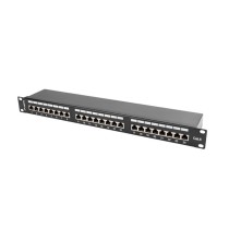 24-port UTP Kategorie 6 Steckleiste Lanberg PPS6-1024-B