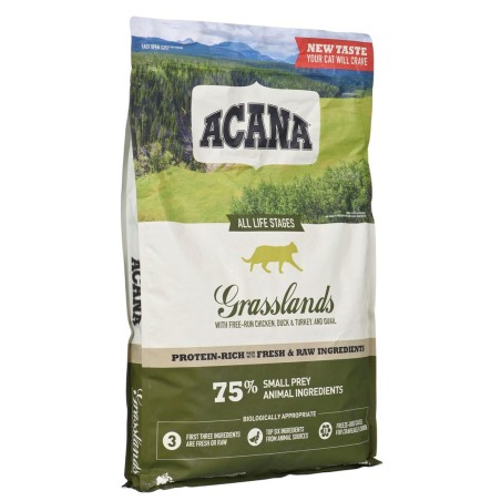 Aliments pour chat Acana Grasslands Poulet Poisson Agneau 4,5 Kg