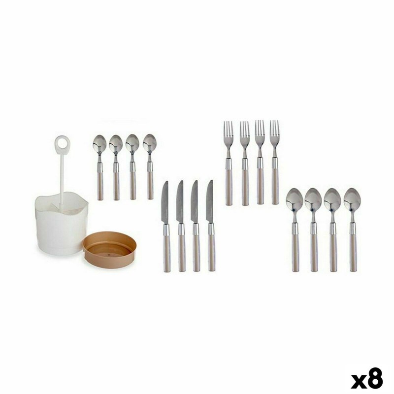 Besteck-Set Kinvara HQ233H10 Braun Edelstahl (8 Stück)