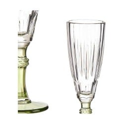 Champagne glass Exotic Crystal Green 6 Units (170 ml)