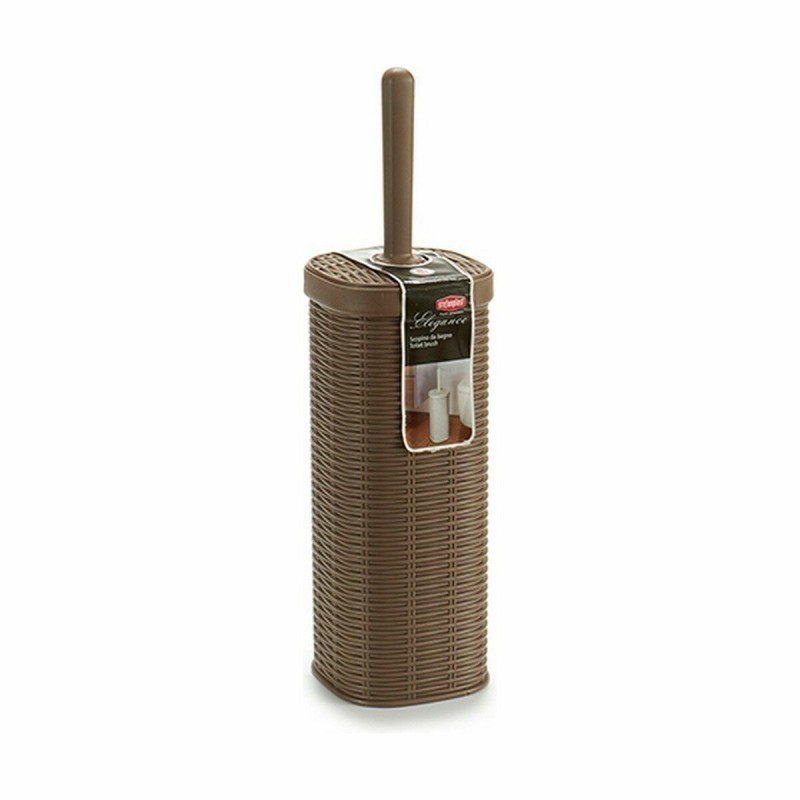 Brosse de salle de wc Stefanplast Elegance Beige Plastique 11,5 x 40,5 x 11,5 cm (6 Unités)