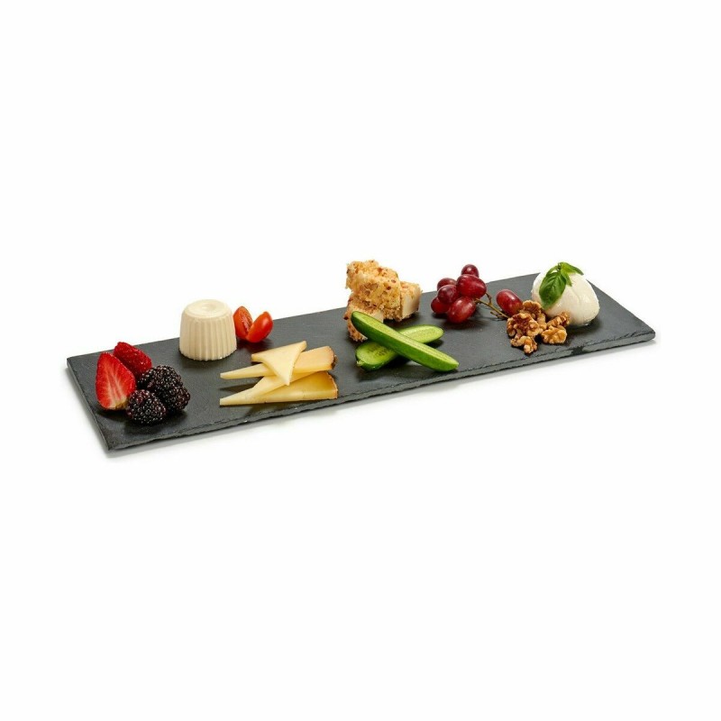 Snack tray Kinvara SJ5015 Black 50 x 0,5 x 15 cm (12 Units)