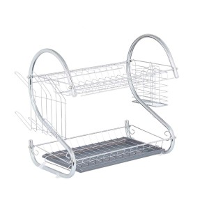 Draining Rack for Kitchen Sink Kinvara W3816-1050 Grey 45,5 x 24,5 x 37,5 cm