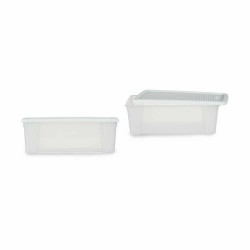 Boîte de rangement avec couvercle Stefanplast Elegance Blanc Plastique 5 L 19,5 x 11,5 x 33 cm (12 Unités)