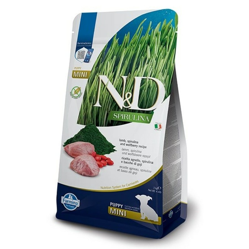 Fodder Farmina N&D Kid/Junior Lamb 2 Kg Spirulina