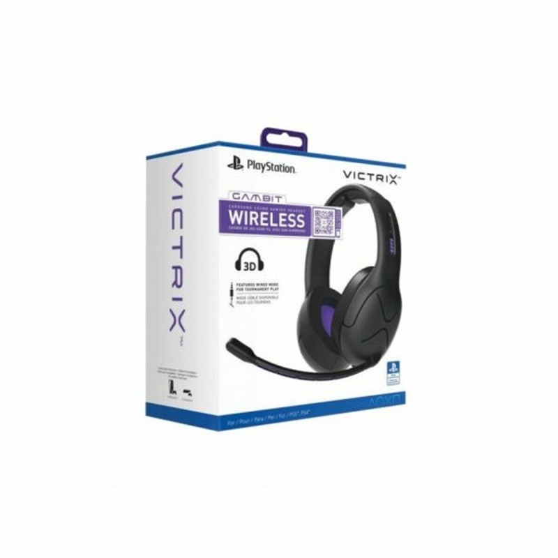 Headphones with Microphone PDP  Victrix Gambit Black