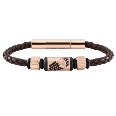 Bracelet Homme Police PJ26466BLC.03A Cuir 19 cm