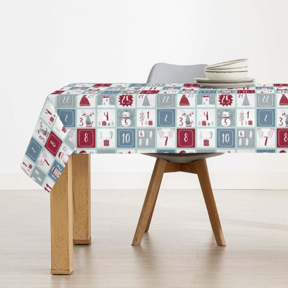 Fleckenabweisende geharzte Tischdecke Belum Merry Christmas Bunt 300 x 150 cm