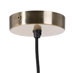 Deckenlampe Kristall Metall 29 x 29 x 24 cm